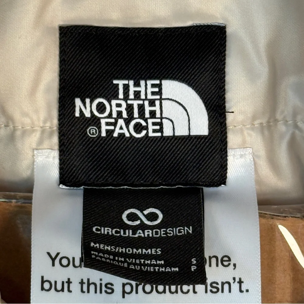 The North Face Men's Circular Design Beige Puffer Jacket
